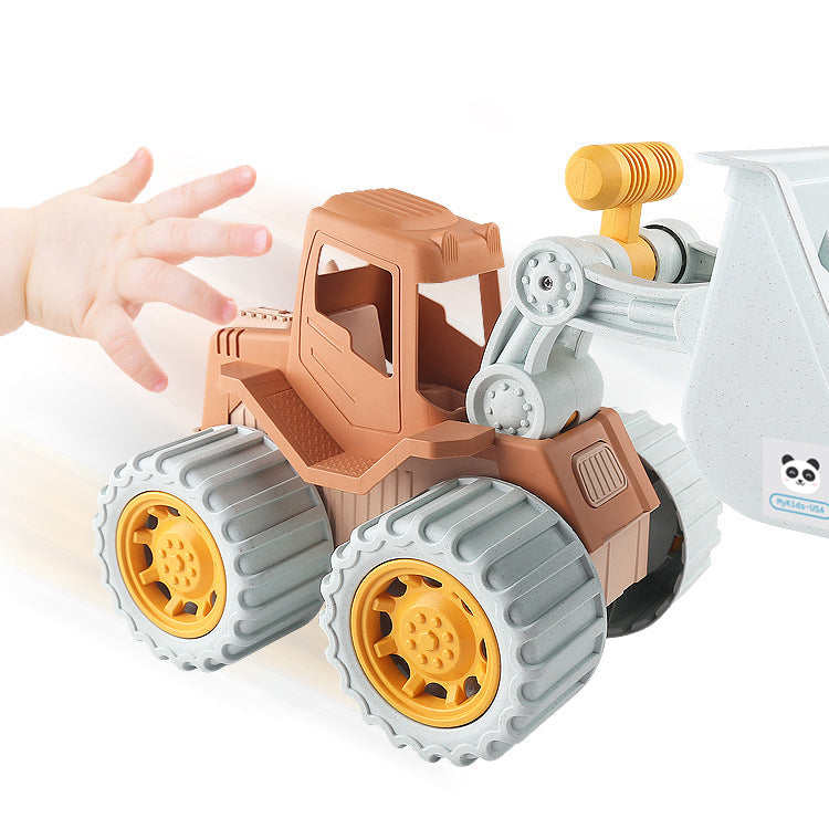 Children's Wheat Straw Medium Beach Simulation Dredger Toy-1