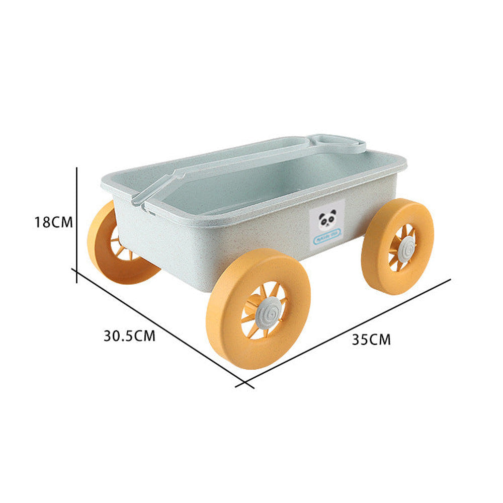 MyKids-USA® Children’s Wheat Straw Little Boy Beach Pusher Toy-4