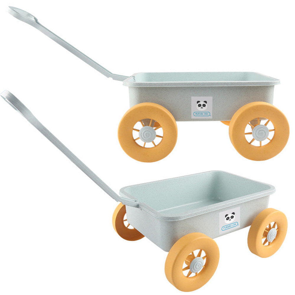 MyKids-USA® Children’s Wheat Straw Little Boy Beach Pusher Toy-1